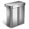 Simplehuman Afvalemmers - Afvalemmer Met Spraak- En Bewegingssensor En Twee Compartimenten, 58 L, Gebrosteld Rvs ST2036 -Keukengerei Winkel 00cb9bf63b2c61c898522099