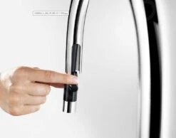 Blanco Carena S - Keukenkraan Met Uittrekbare Sproeikop, Grijs/chroom 526930 -Keukengerei Winkel 00e457ae74473f182bc576c0