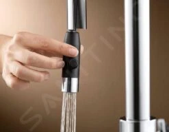 Blanco Carena S - Keukenkraan Met Uittrekbare Sproeikop, Grijs/chroom 526930 -Keukengerei Winkel 05e98eb46d70dbd1cc3cbd31