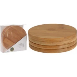 Excellent Houseware Glazenonderzetters Ø6,5 Cm 4 Stuks -Keukengerei Winkel 101 0160 3 1 1