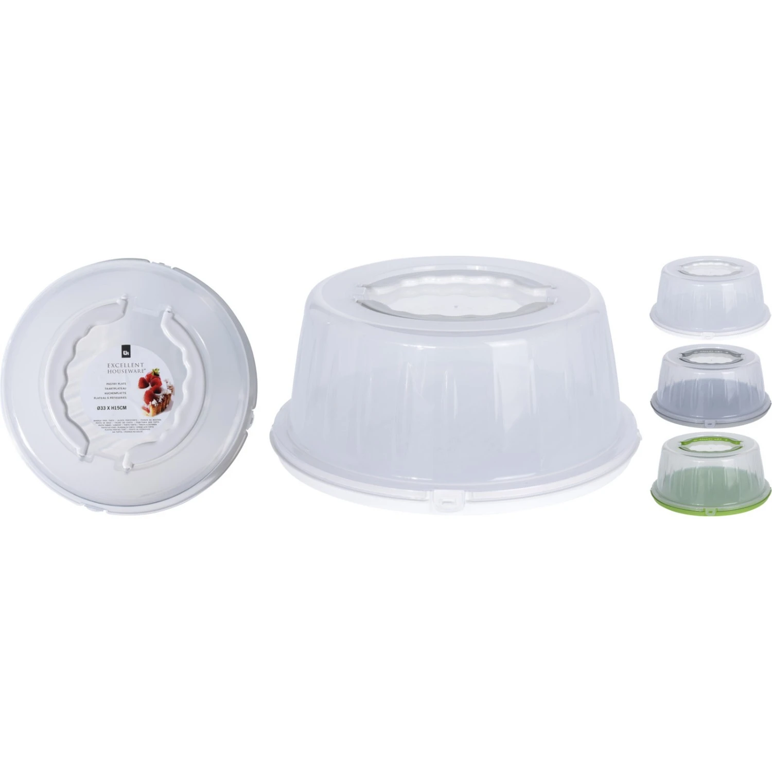 Excellent Houseware Taartdoos Ø33 Cm 3 Assorti 7 Excellent Houseware Taartdoos Ø33 Cm 3 Assorti - Afbeelding 5