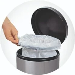 Pedaalemmer Afvalbak 30 L Zilver Metallic Rotho -Keukengerei Winkel 101 2099 2 1