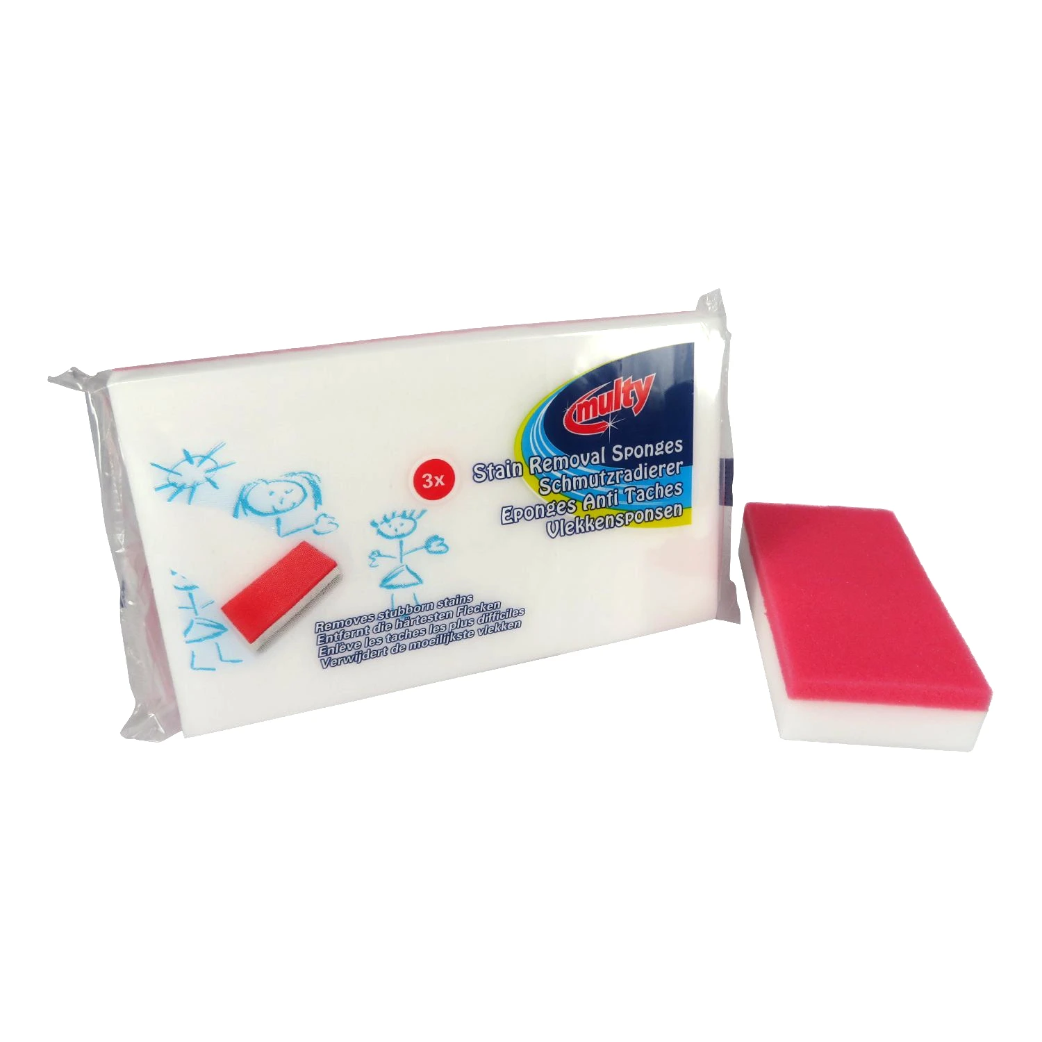 Multy Vlekken (wonder) Sponsen 3 Stuks 5 Multy Vlekken (wonder) Sponsen 3 Stuks - Afbeelding 3