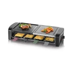 Severin Gourmet En Raclette-grill MetNatuurgrillsteen 8-persoons RG 9645 -Keukengerei Winkel 101 3699 4 1