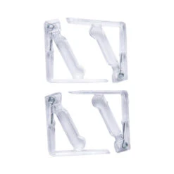 Tafelkleedklem Plastic Transparant 4st.