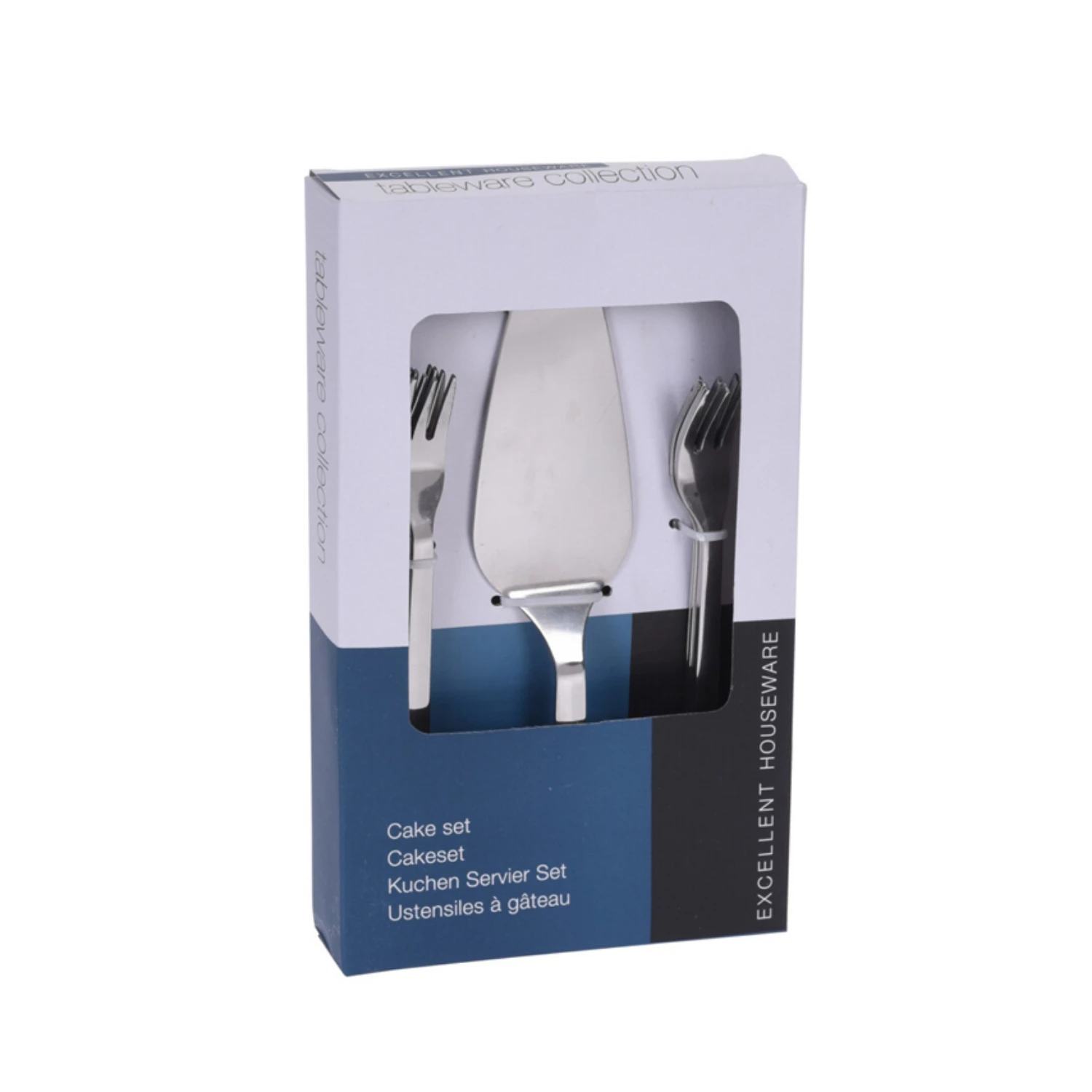 Excellent Houseware Taartvorken Met Schep 9-delige Set 4 Excellent Houseware Taartvorken Met Schep 9-delige Set - Afbeelding 2