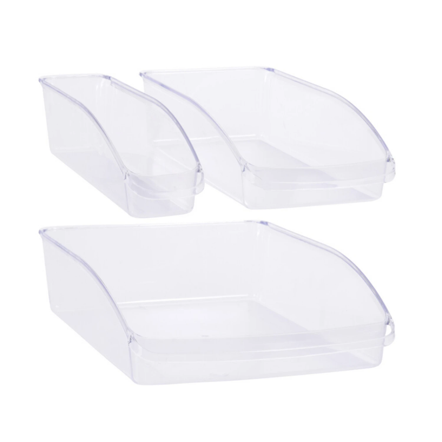 Excellent Houseware Koelkast Opbergbakken 3-delig 4 Excellent Houseware Koelkast Opbergbakken 3-delig - Afbeelding 2