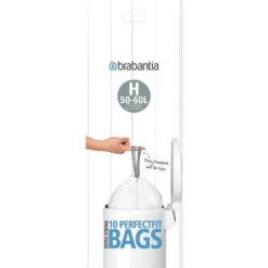 Brabantia PerfectFit Afvalzakken H 50-60 L 10 Stuks -Keukengerei Winkel 101 6784 5 1