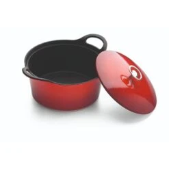 Cuisinox Gietijzeren Braadpan Ø24 Volcan Rood Geëmailleerd 6 Cuisinox Gietijzeren Braadpan Ø24 Volcan Rood Geëmailleerd -Keukengerei Winkel 101 9854 2 1
