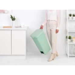Brabantia StepUp Pedaalemmer 40 Liter Jade Groen -Keukengerei Winkel 102 0108 4 1