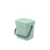 Brabantia Sort & Go Afvalbakje 3 Liter Jade Green -Keukengerei Winkel 102 1683 1