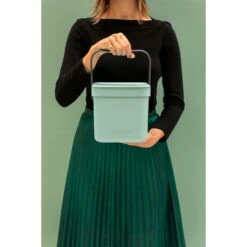 Brabantia Sort & Go Afvalbakje 3 Liter Jade Green -Keukengerei Winkel 102 1683 4 1