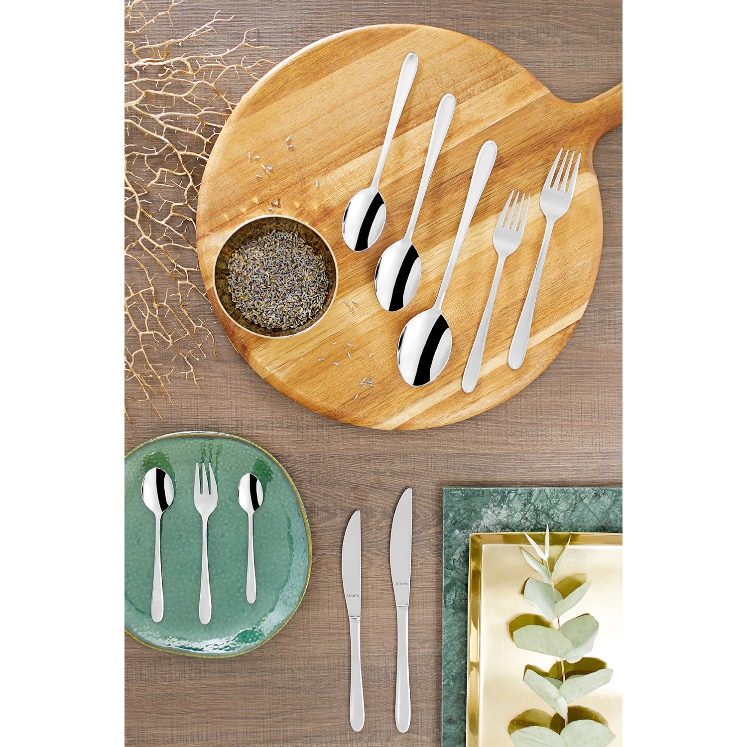 Amefa Bestekset Monaco 24-delig 4 Amefa Bestekset Monaco 24-delig - Afbeelding 2