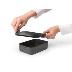Brabantia Make En Take Lunchbox Medium Donkergrijs -Keukengerei Winkel 102 2520 3 1