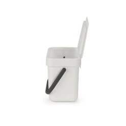 Brabantia Sort & Go Afvalbakje 3 Liter Light Grey -Keukengerei Winkel 102 3229 3 1