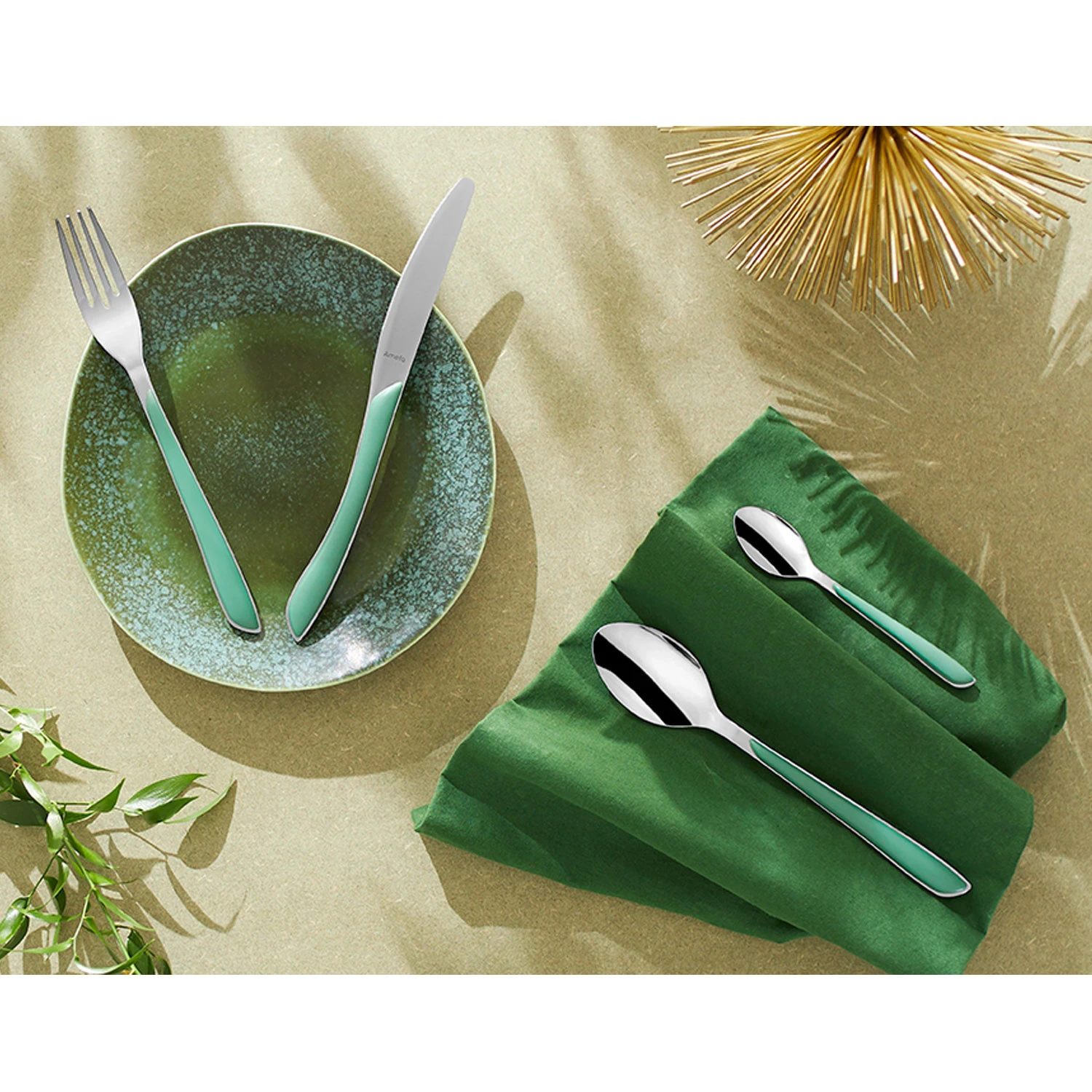 Amefa Bestekset Eclat 24 Delig Green 5 Amefa Bestekset Eclat 24 Delig Green - Afbeelding 3
