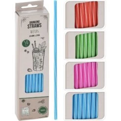 Rietjes Plastic 50 Stuks Assorti Kleur 7 Rietjes Plastic 50 Stuks Assorti Kleur -Keukengerei Winkel 102 4890 1