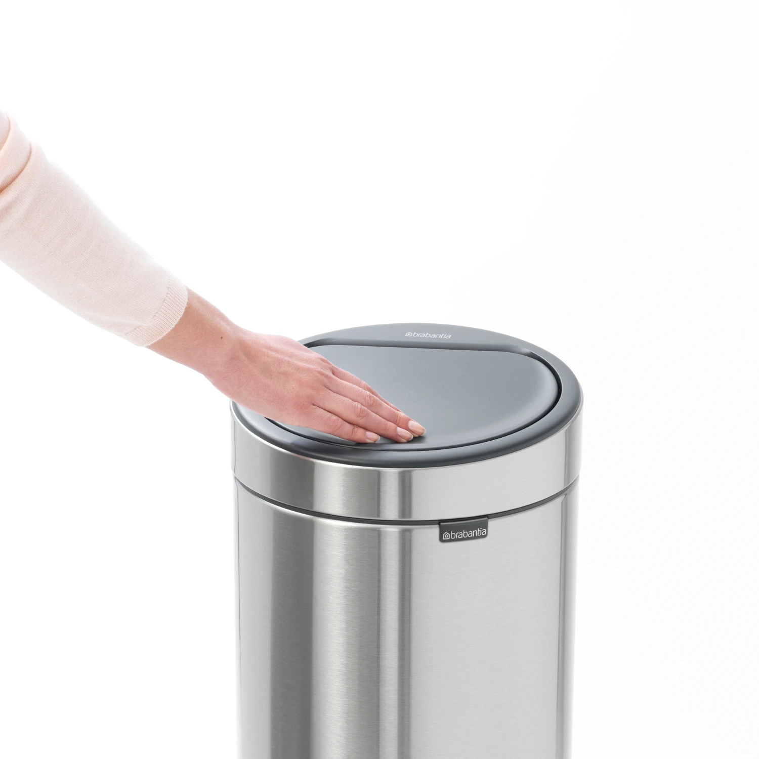 Brabantia Touch Bin Afvalemmer 30 L Mat Staal 5 Brabantia Touch Bin Afvalemmer 30 L Mat Staal - Afbeelding 3