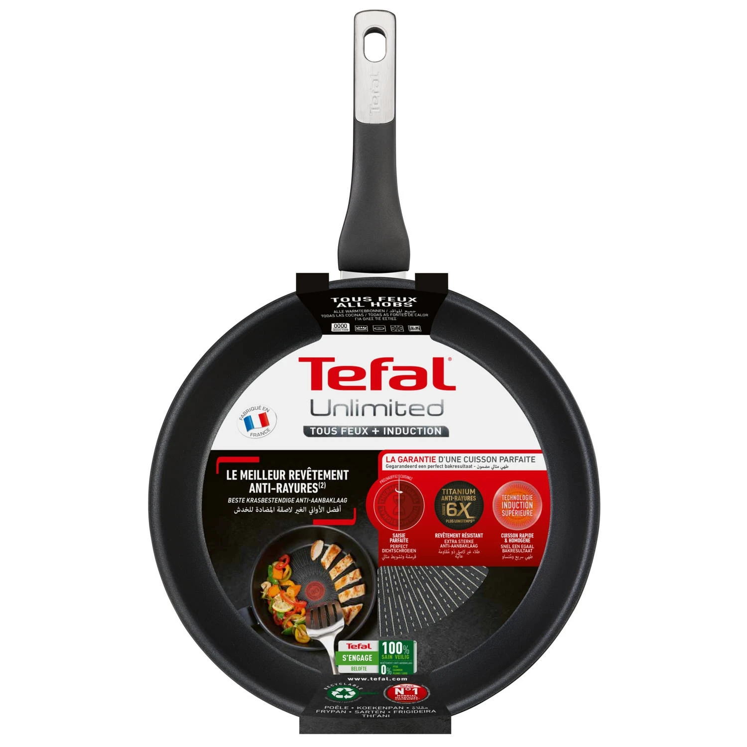 Tefal Unlimited Koekenpan 24 Cm 4 Tefal Unlimited Koekenpan 24 Cm - Afbeelding 2