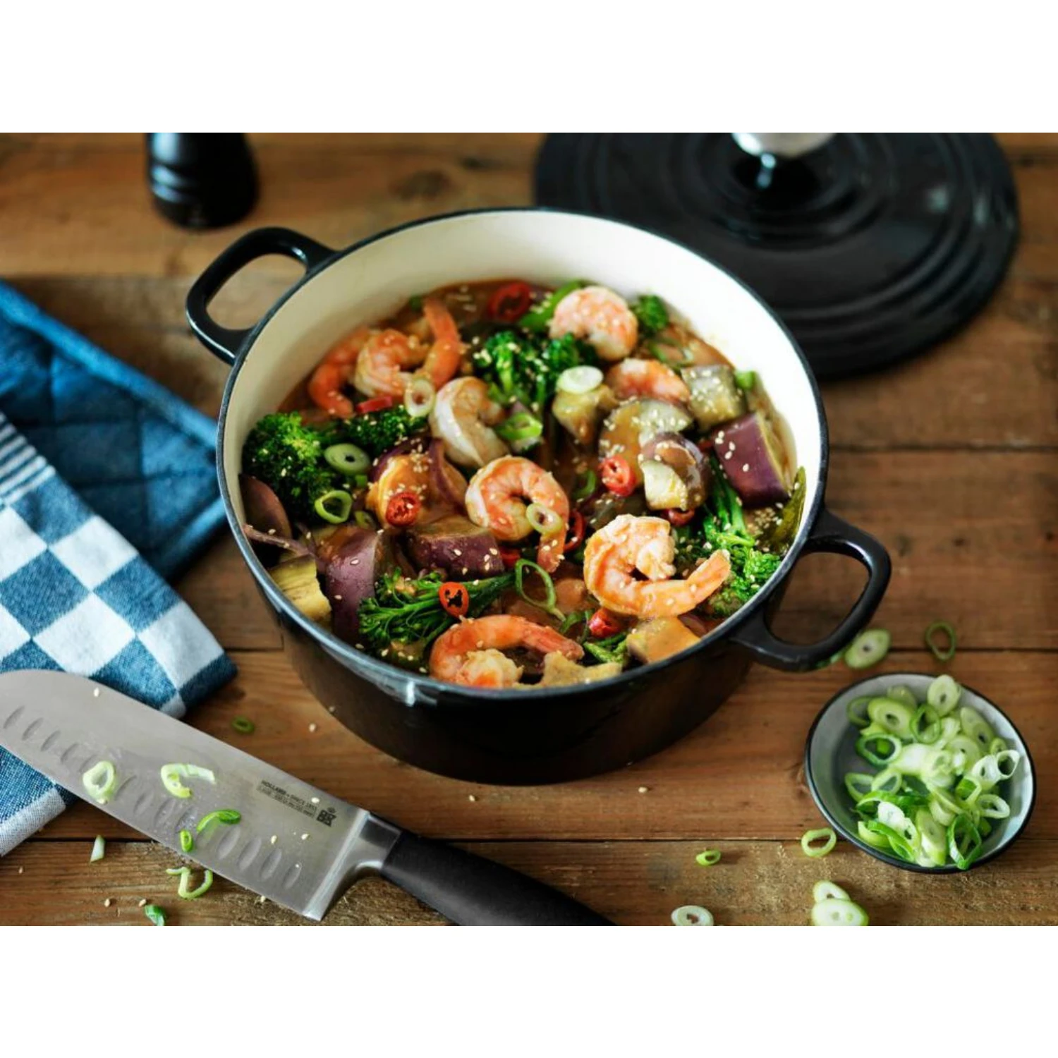 BK Bourgogne Braadpan Ø28 Cm Pitch Black 4 BK Bourgogne Braadpan Ø28 Cm Pitch Black - Afbeelding 2