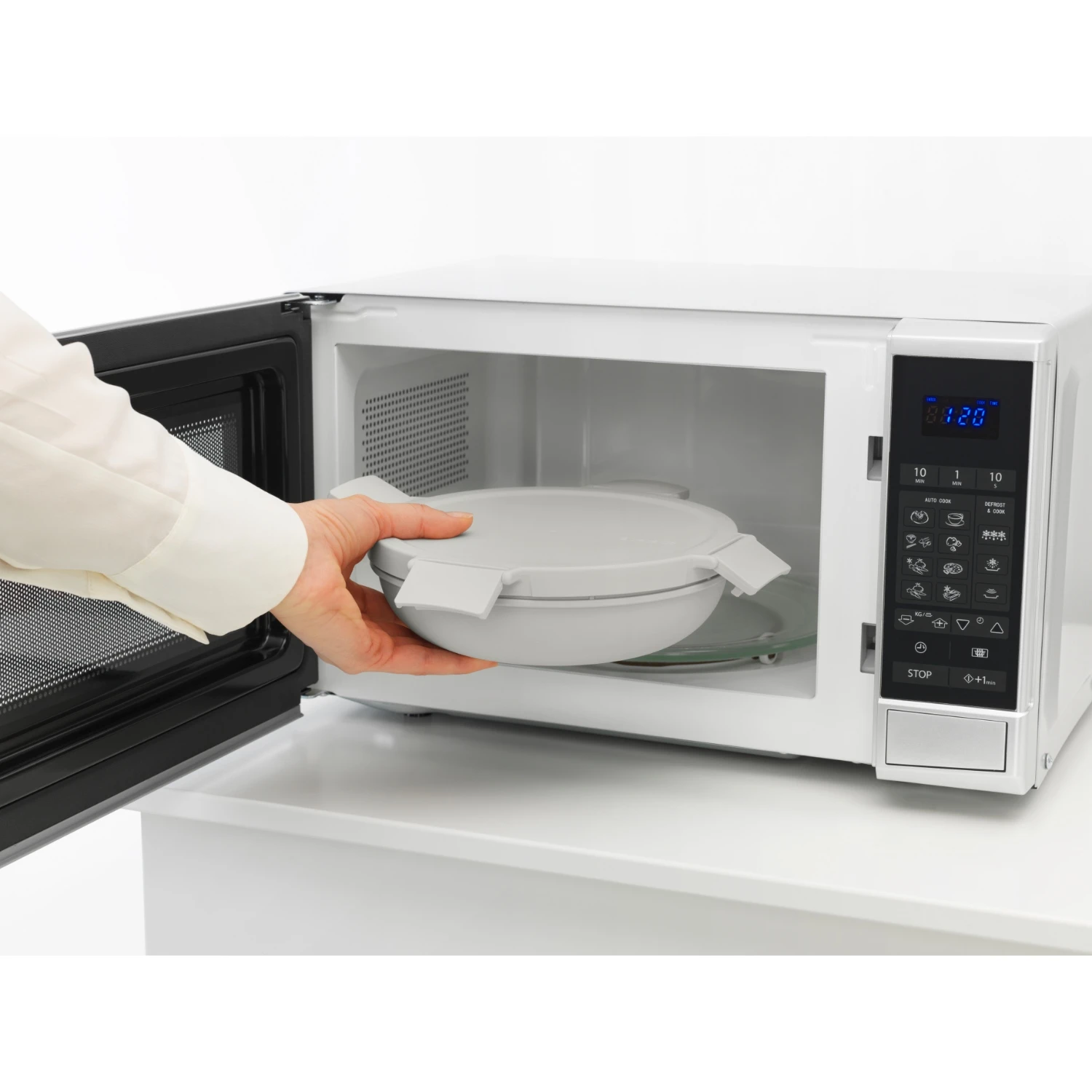 Brabantia Make En Take Lunchkom 1 Liter Lichtgrijs 6 Brabantia Make En Take Lunchkom 1 Liter Lichtgrijs - Afbeelding 4