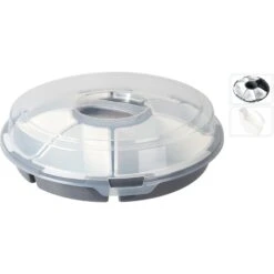 Serveerset Dia 33 X Hoogte 9 Cm Grijs