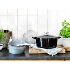 BK Bourgogne Braadpan Ø24 Cm Aqua Blue 9 BK Bourgogne Braadpan Ø24 Cm Aqua Blue -Keukengerei Winkel 102 7527 3 1
