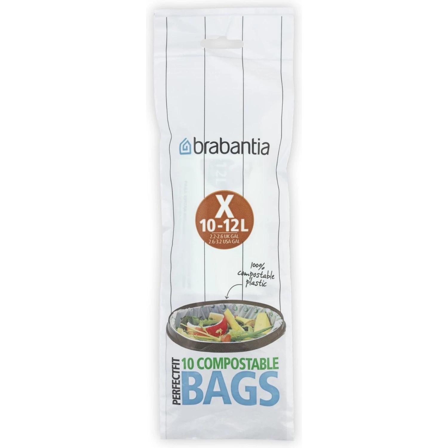 Brabantia PerfectFit Composteer X 10-12 L 10 Stuks 3 Brabantia PerfectFit Composteer X 10-12 L 10 Stuks