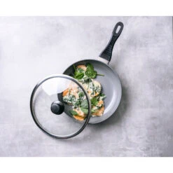 BK Easy Basic Hapjespan Met Deksel Ø28 Cm -Keukengerei Winkel 102 9019 3 1