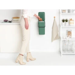 Brabantia Sort & Go Afvalemmer 12 L Fir Groen -Keukengerei Winkel 102 9803 5 1