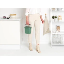 Brabantia Sort & Go Afvalbakje 3 L Fir Groen -Keukengerei Winkel 102 9865 5 2 1
