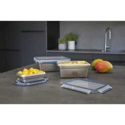 Tefal Masterseal RVS Vershouddoos Rechthoek 3.0 L -Keukengerei Winkel 104 0710 6 1