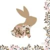 Paas Servetten Blooming Bunnies 24x24 Cm -Keukengerei Winkel 105 0762 1 1