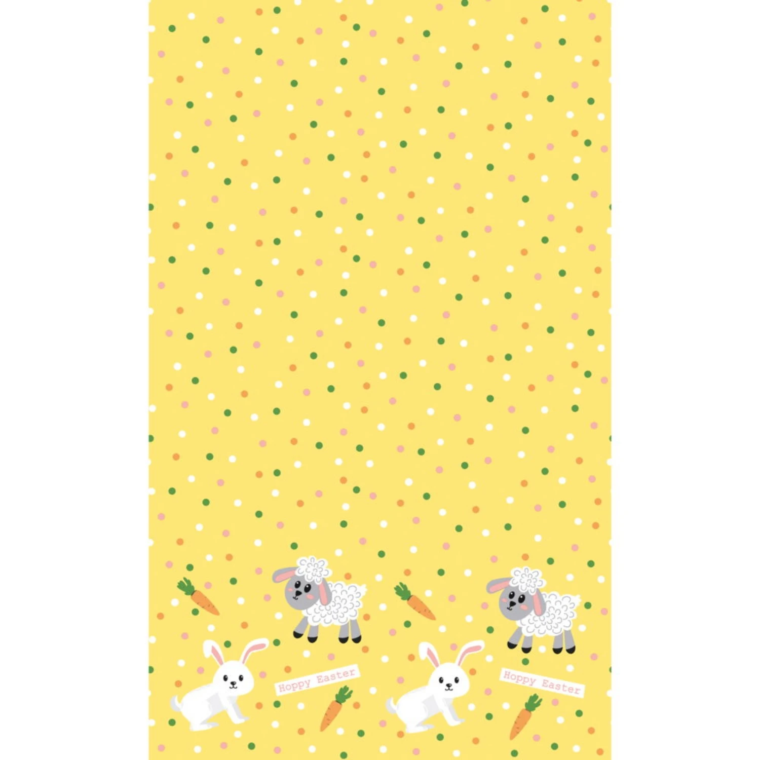 Paas Tafellaken Hoppy Easter 138x220 Cm 3 Paas Tafellaken Hoppy Easter 138x220 Cm