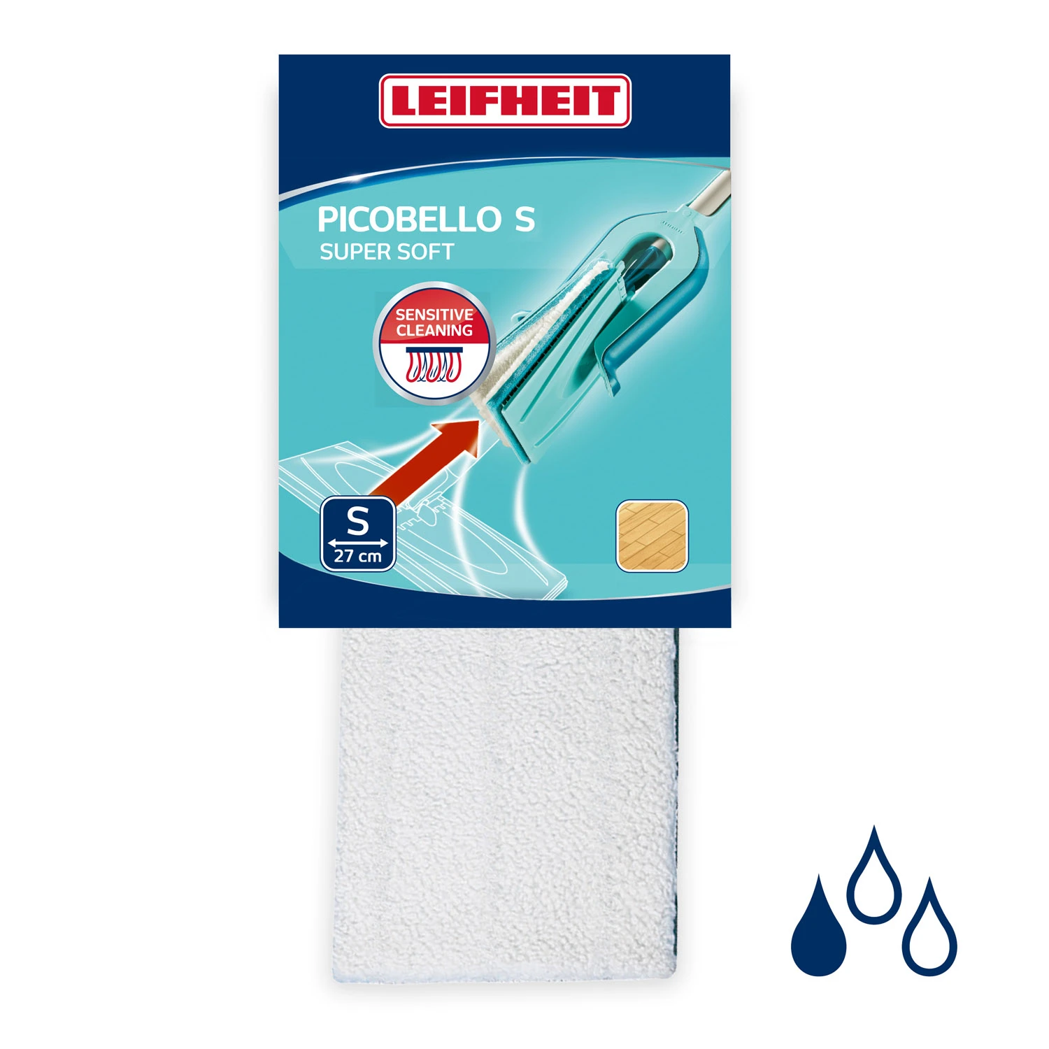 Leifheit Picobello Vervangingspad S 27 Cm ExtraSoft 5 Leifheit Picobello Vervangingspad S 27 Cm ExtraSoft - Afbeelding 3
