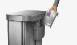 Simplehuman Afvalemmers - Pedaalemmer Met Twee Compartiment, Met Zakenhouder, 58 L, Gebrosteld Rvs CW2025 22 Simplehuman Afvalemmers - Pedaalemmer Met Twee Compartiment, Met Zakenhouder, 58 L, Gebrosteld Rvs CW2025 -Keukengerei Winkel 124411716c9ceed165a9061e