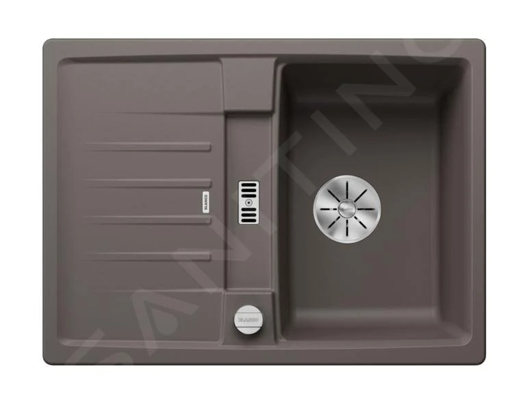 Blanco Lexa 40 - Silgranit Spoelbak, 680x500 Mm, Met Afvoerbediening, InFino, Grijs 527275 3 Blanco Lexa 40 - Silgranit Spoelbak, 680x500 Mm, Met Afvoerbediening, InFino, Grijs 527275