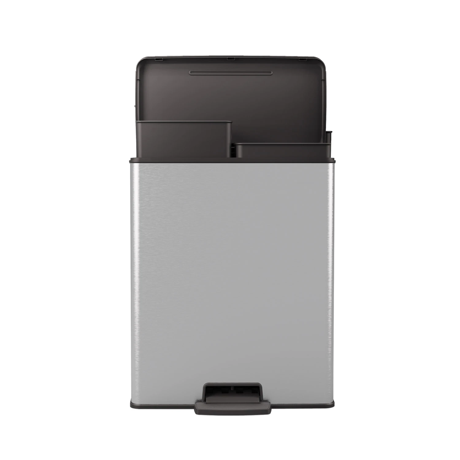 Curver Decobin Duo 26L/26L Zilver Metallic 3 Curver Decobin Duo 26L/26L Zilver Metallic