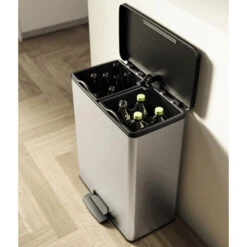 Curver Decobin Duo 26L/26L Zilver Metallic 13 Curver Decobin Duo 26L/26L Zilver Metallic -Keukengerei Winkel 141 1002 5 1