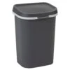 Curver Mistral Afvalbak Flat 25L Antraciet -Keukengerei Winkel 141 2549 1