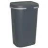 Curver Mistral Afvalbak Flat 50L Antraciet -Keukengerei Winkel 141 2600 1