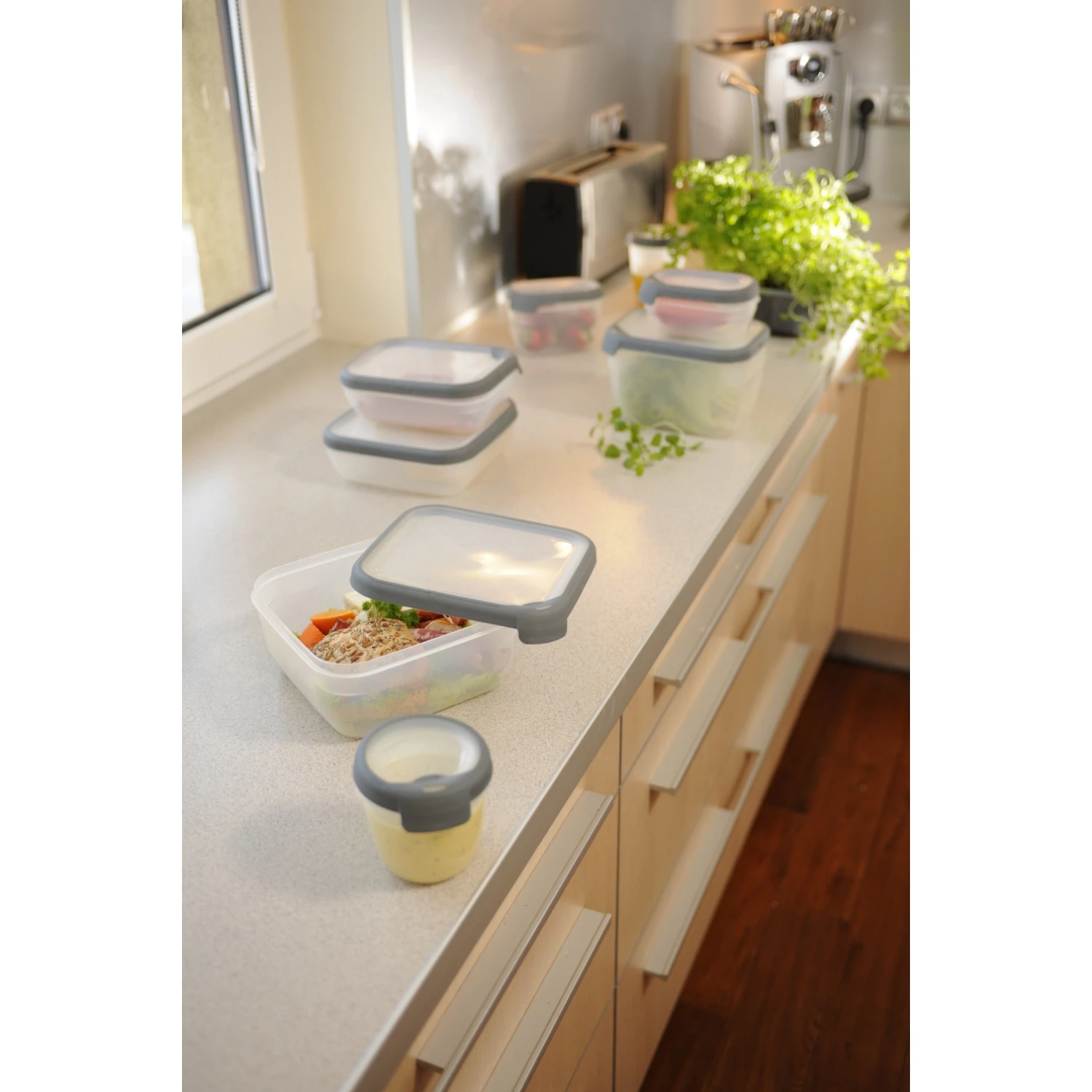 Curver Grand Chef Vershoudbak 1,6L Vierkant 7 Curver Grand Chef Vershoudbak 1,6L Vierkant - Afbeelding 5