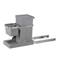 Eko Afvalemmer 20+4l Grijs Deco Inbouw -Keukengerei Winkel 141 3124 2 1