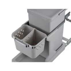 Eko Afvalemmer 20+4l Grijs Deco Inbouw -Keukengerei Winkel 141 3124 3 1