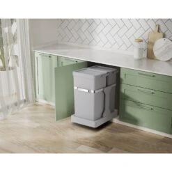 Eko Afvalemmer 15+20l Grijs Deco Duo Inbouw 11 Eko Afvalemmer 15+20l Grijs Deco Duo Inbouw -Keukengerei Winkel 141 3235 5 1
