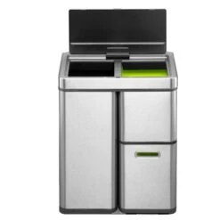 Eko Afvalemmer 30+15+15l Sensor Recycle Mirage Plu -Keukengerei Winkel 141 3860 4 1