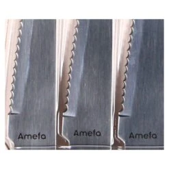 Amefa Pizza Steakmessen 6 Stuks Zwart -Keukengerei Winkel 172ffa73600884143424625bfbd49436