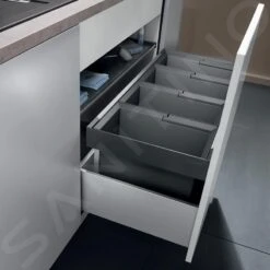 Blanco Flexon II - Afvalsorteersysteem, Met Scheidingswand, Inhoud 73 L 521475 -Keukengerei Winkel 1e5a0a16b3cb67145ad51611