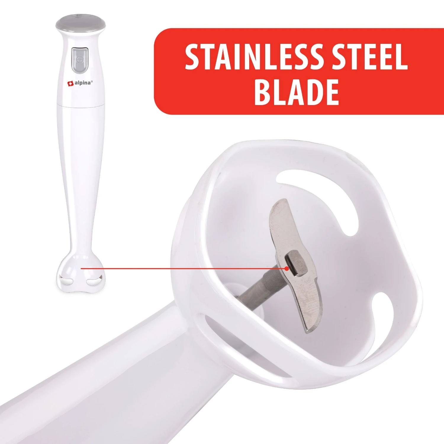 Alpina Staafmixer 1 Snelheid 4 Alpina Staafmixer 1 Snelheid - Afbeelding 2