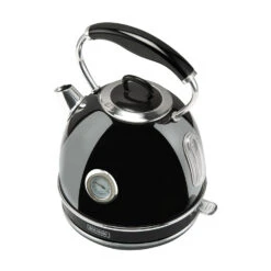 Bourgini Waterkoker Nostalgic Thermo Black 1.7L -Keukengerei Winkel 209 7681 4 1